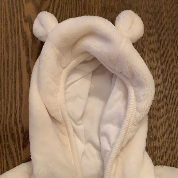 Cream hooded fleece - Picture 3 of 4